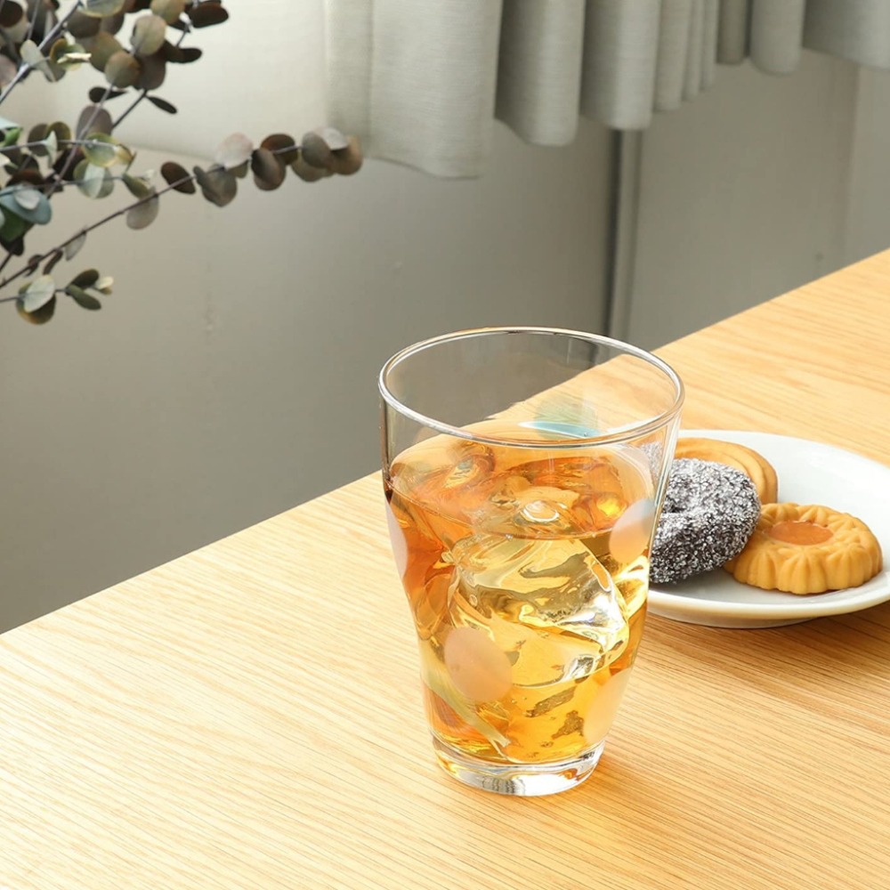 【Aderia】日本製 水玉透明水杯300ml 酒杯 玻璃杯-細節圖3