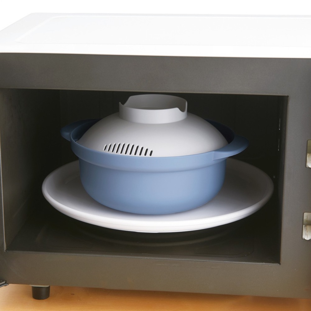 【&NE/日本製】 Recopo 個人鍋 微波碗 附蓋 微波爐專用 個人碗-細節圖3