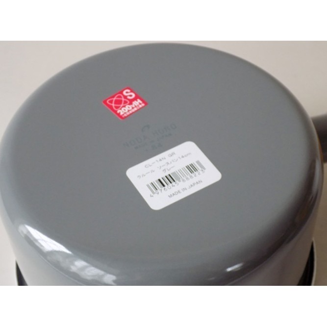 【野田琺瑯/日本製】 Couleur 牛奶鍋附蓋14cm 木柄 琺瑯 單手鍋 noda horo-細節圖6