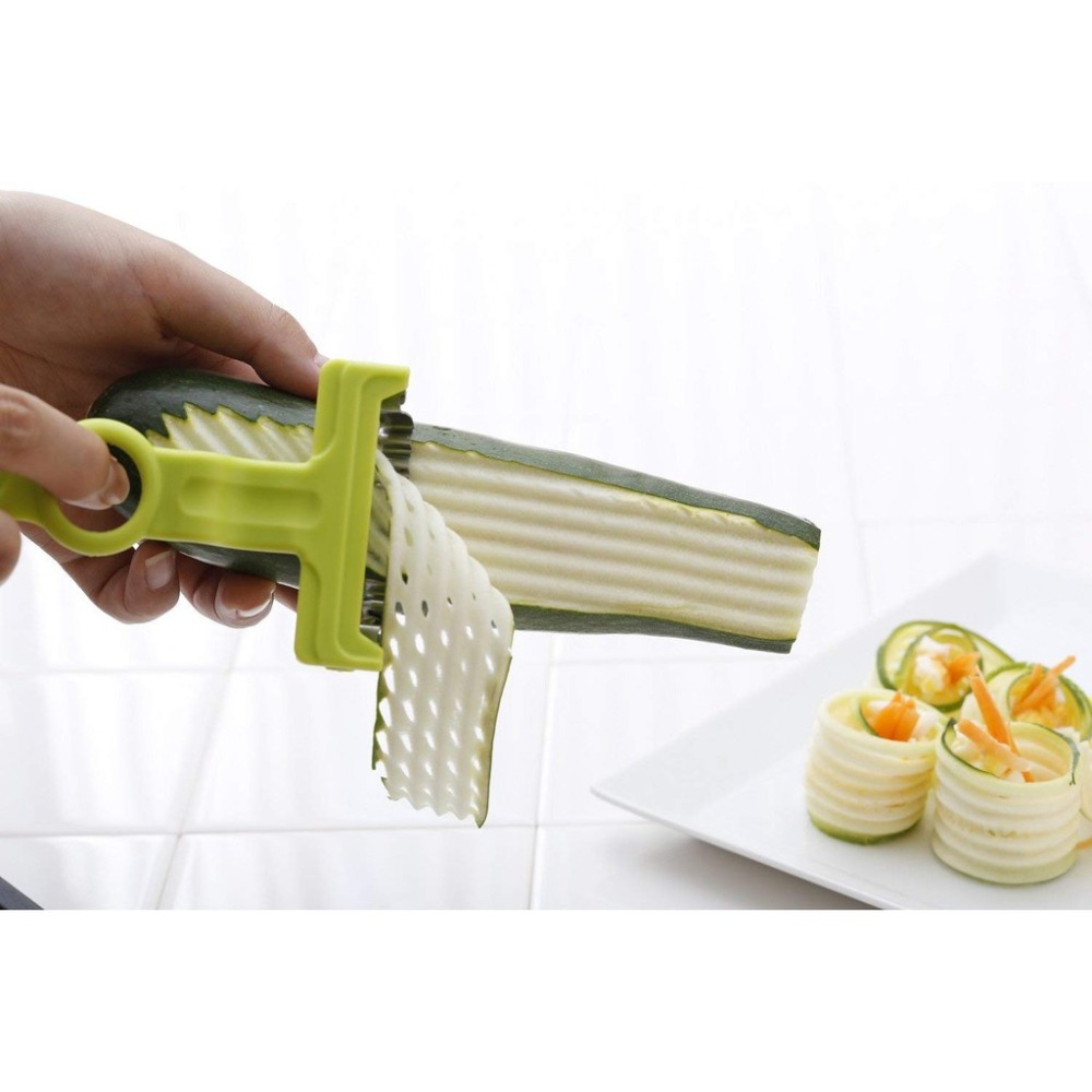 【Nonoji】日本進口 鬆餅格紋削皮刀 網格削皮器 網狀 蔬菜造型-細節圖3