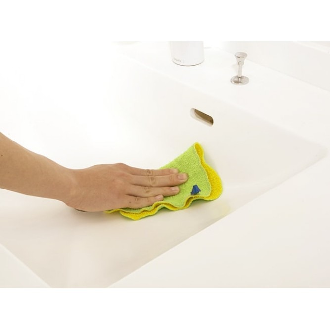 【MARNA/日本製】水垢清潔菜瓜布 免洗劑雙面去漬 單入-細節圖5