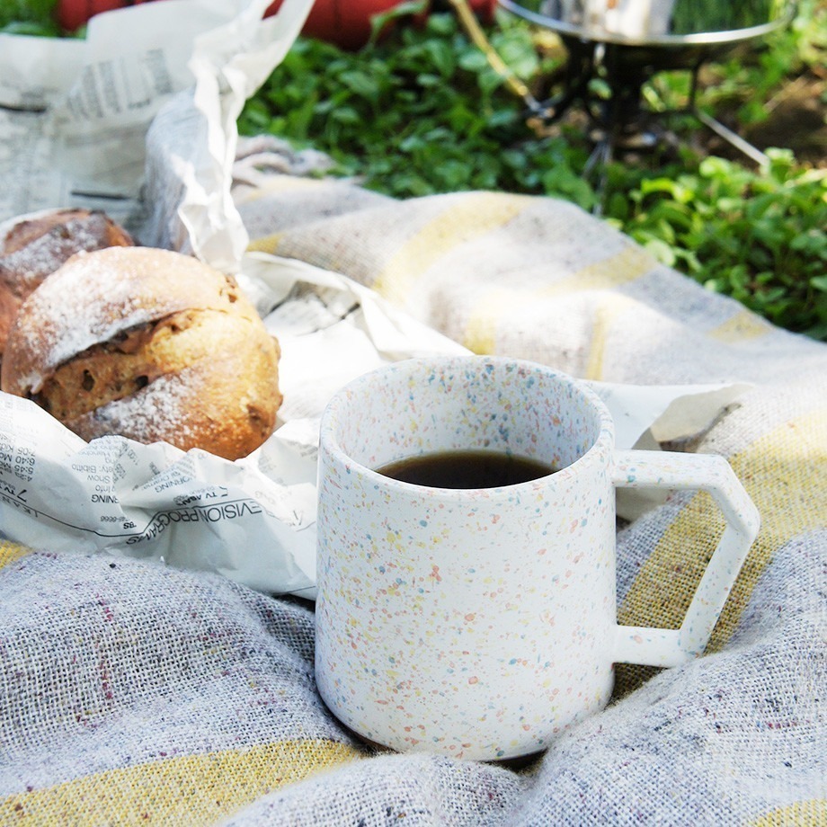 【日本製】 日本 CHIPS Mug 馬克杯 380ml 美濃燒 水杯 咖啡杯 陶瓷-細節圖2