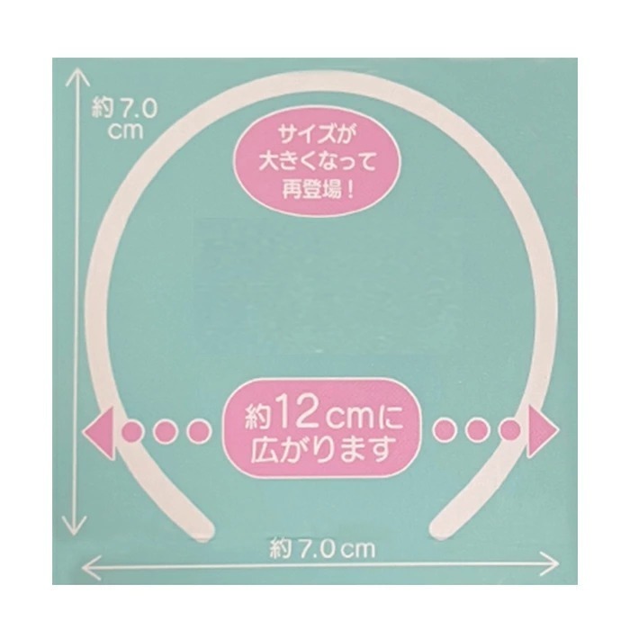 三麗鷗 10公分娃用髮箍 HELLO KITTY 凱蒂貓 粉紅貓耳 棉花娃 努努-細節圖2