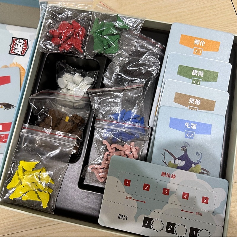 正版已拆桌遊 群鳥 Flock-細節圖3