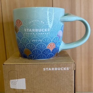 星巴克 STARBUCKS 2021年 夢幻魚尾馬克杯-細節圖2