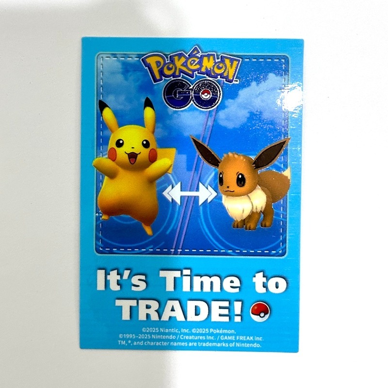 台北寶可夢中心 POKEMON GO UNITE 貼紙 喵喵 博士皮卡丘 伊布 快龍 耿鬼 噴火龍 沙奈朵 神奇寶貝-規格圖1