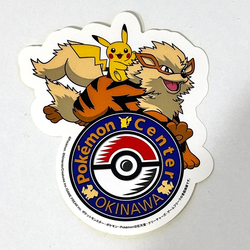 台北寶可夢中心 POKEMON GO UNITE 貼紙 喵喵 博士皮卡丘 伊布 快龍 耿鬼 噴火龍 沙奈朵 神奇寶貝-規格圖1