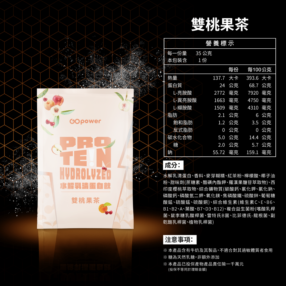 快速出貨 果果堅果 隨手包 隨身包 乳清蛋白 35g 濃縮 分離 水解 健身 高蛋白 飽足感 代餐-規格圖8