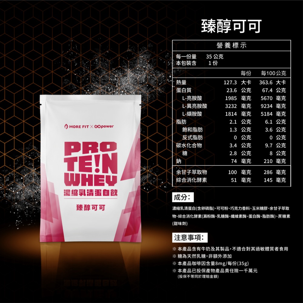 快速出貨 果果堅果 隨手包 隨身包 乳清蛋白 35g 濃縮 分離 水解 健身 高蛋白 飽足感 代餐-規格圖8