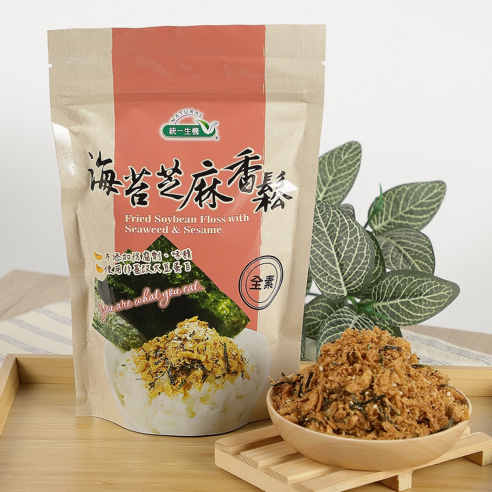 統一生機海苔芝麻香鬆(全素) 200g/包-細節圖2