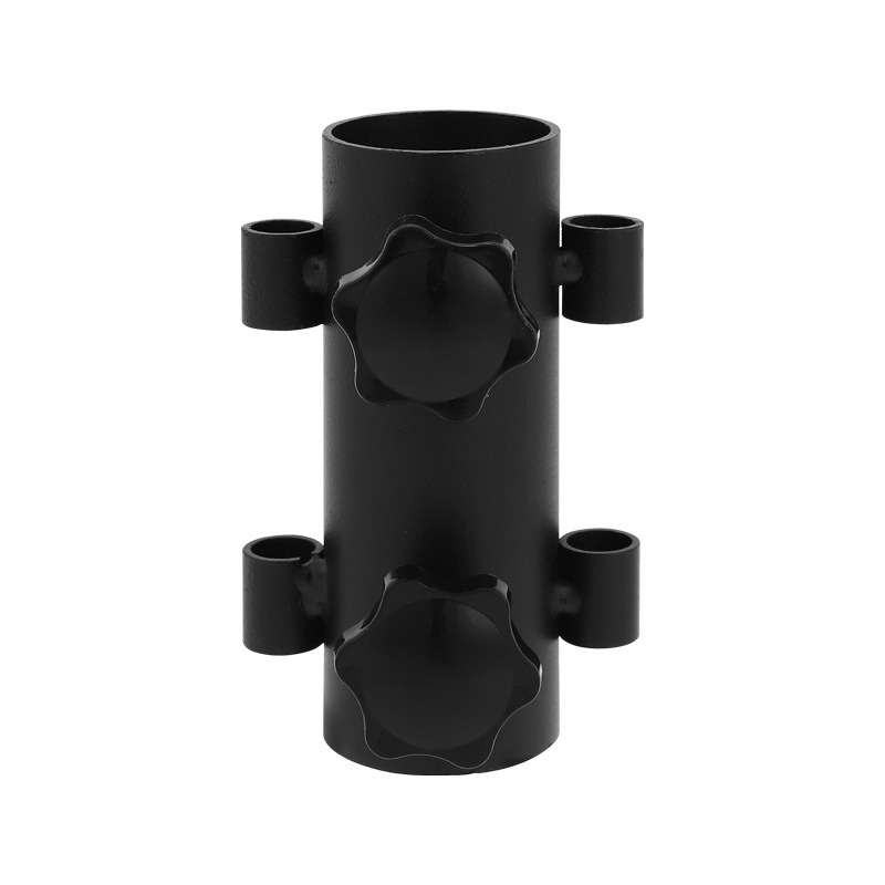 台灣現貨【營柱固定器】天幕桿 天幕杆固定器 固定座 營柱固定座 撐杆固定管 燈架固定座 營柱支撐架 營柱地釘AA0024-細節圖3