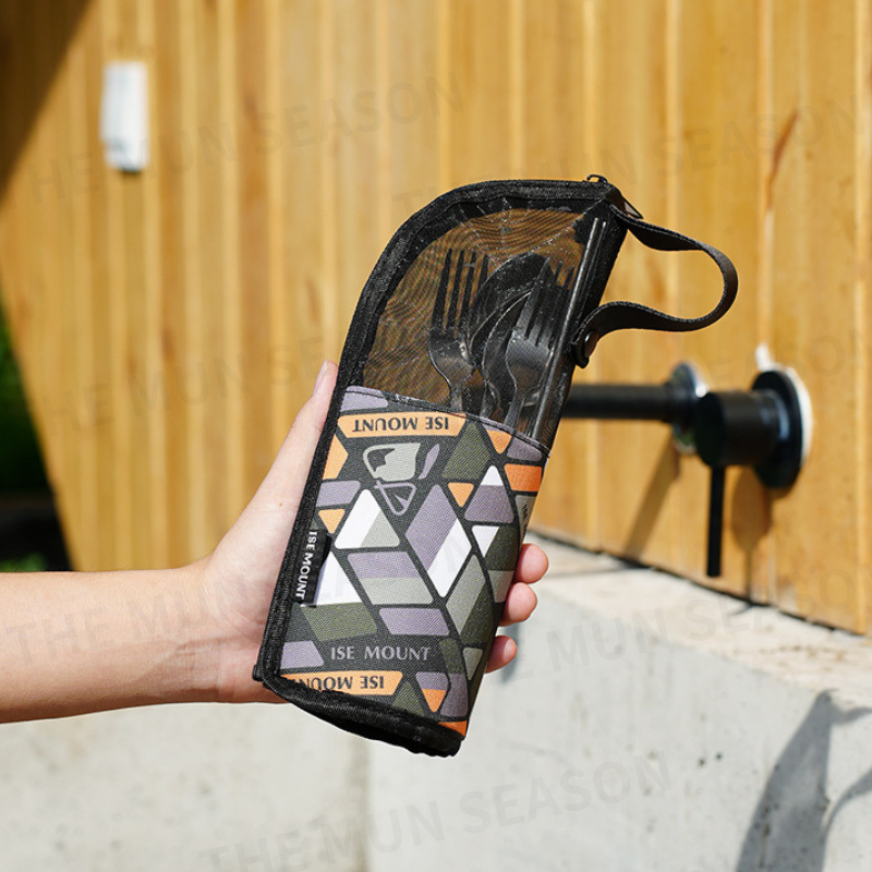 台灣現貨【餐具洗漱品瀝水收納袋】露營戶外瀝水包✦餐具收納✦洗漱包✦瀝水網✦晾曬包✦瀝乾✦小孩餐具袋✦碗筷盥洗AB0014-細節圖11