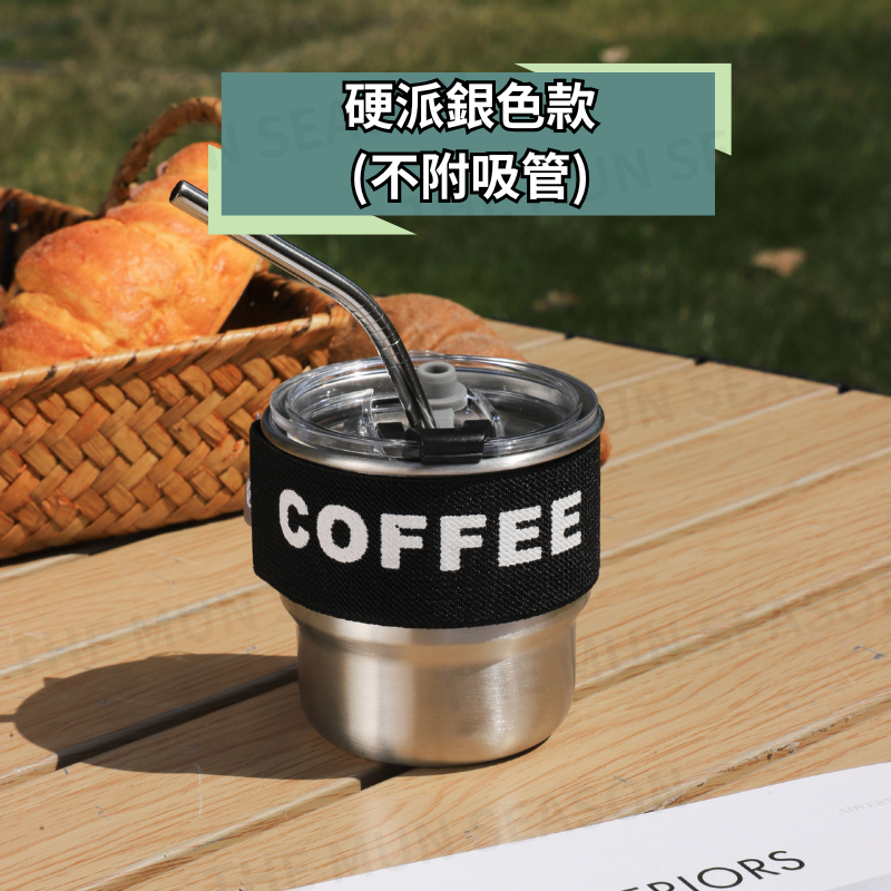 台灣現貨【馬卡龍不鏽鋼織帶杯】露營戶外杯✦不繡鋼杯✦加蓋杯✦直飲杯✦咖啡杯✦隨行杯✦冷飲杯✦織帶隔熱杯BA0016-規格圖8