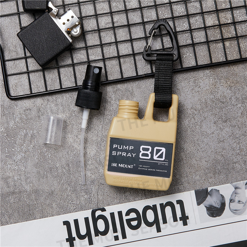 台灣現貨【便攜戰術噴霧瓶】露營戶外噴瓶✦酒精瓶✦液體瓶✦分裝瓶✦80ML✦按壓瓶✦戰術噴瓶✦外出消毒✦防蚊液BB0020-細節圖8