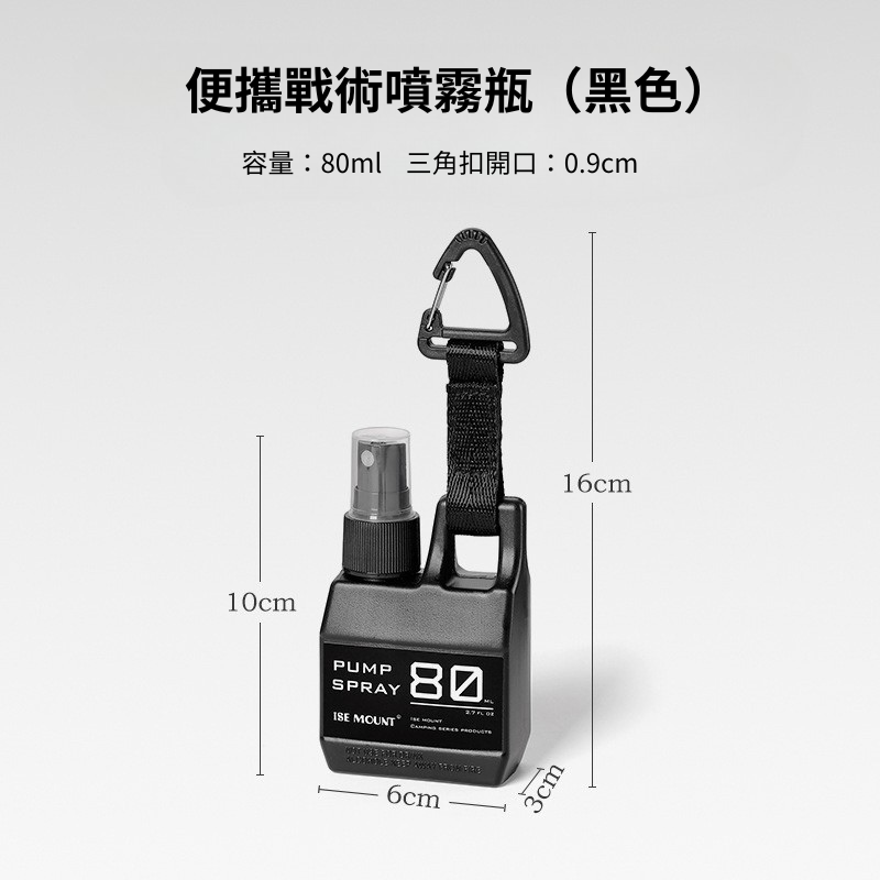 台灣現貨【便攜戰術噴霧瓶】露營戶外噴瓶✦酒精瓶✦液體瓶✦分裝瓶✦80ML✦按壓瓶✦戰術噴瓶✦外出消毒✦防蚊液BB0020-規格圖9
