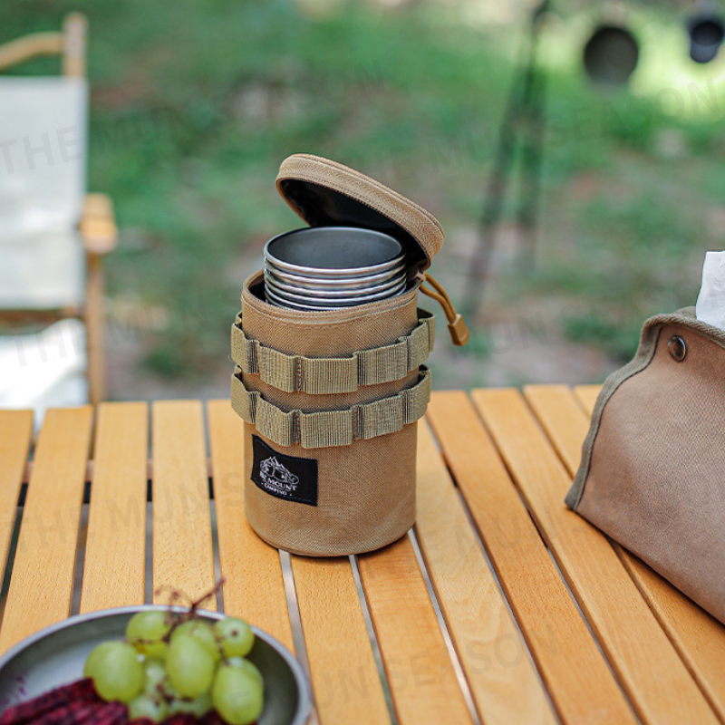 台灣現貨【戰術水杯收納包】戰術水杯收納袋 戰術收納袋 露營收納 水杯收納包 露營美學 小物收納袋 軍風戰術風AB0010-細節圖7