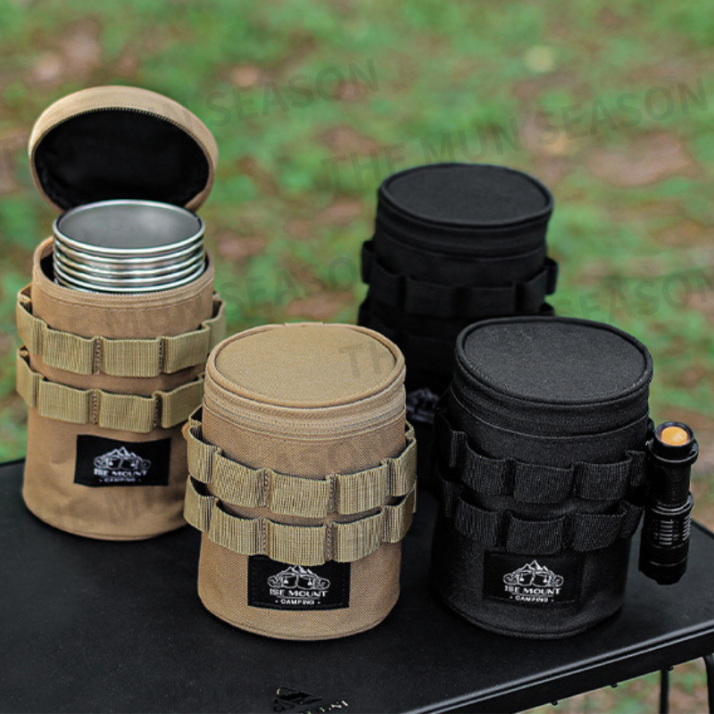 台灣現貨【戰術水杯收納包】戰術水杯收納袋 戰術收納袋 露營收納 水杯收納包 露營美學 小物收納袋 軍風戰術風AB0010-細節圖8