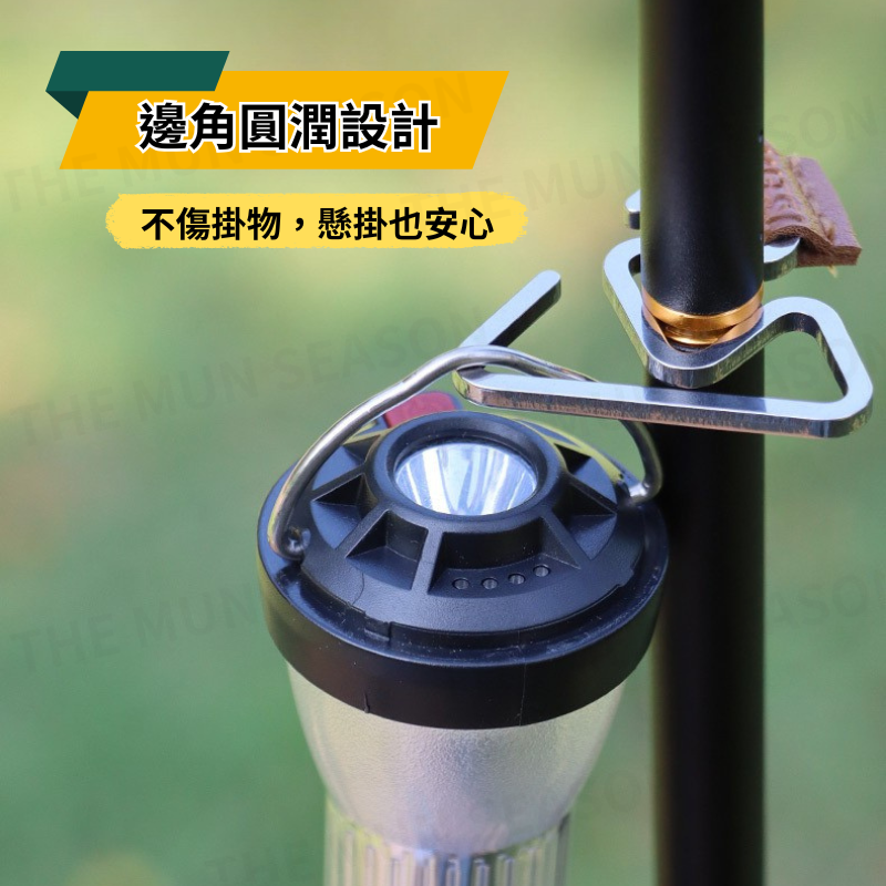 台灣現貨【不鏽鋼回型三角掛勾】露營戶外掛勾✦多功能掛勾✦三角掛勾✦不鏽鋼掛勾✦營繩掛勾✦萬用掛勾✦戰術掛勾AA0027-細節圖6