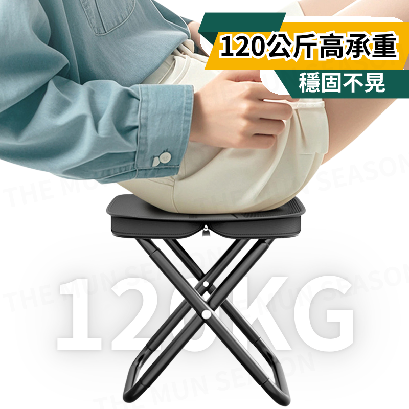 台灣現貨【手包摺疊椅】折疊椅 露營椅 口袋椅 摺疊椅 戶外椅 摺疊凳 背袋椅凳 椅子折疊 大承重 排隊椅BA0024-細節圖3