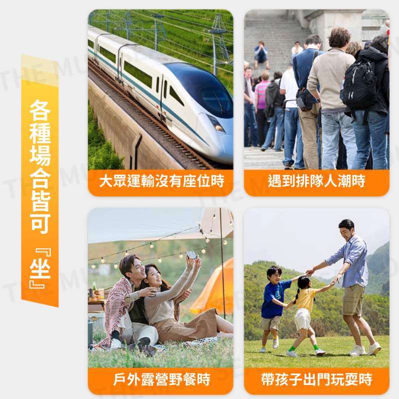 台灣現貨【手包摺疊椅】折疊椅 露營椅 口袋椅 摺疊椅 戶外椅 摺疊凳 背袋椅凳 椅子折疊 大承重 排隊椅BA0024-細節圖11