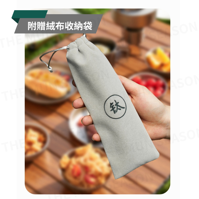 台灣現貨【純鈦折疊餐具組】鈦餐具 露營用品 純鈦 鈦筷子 鈦湯匙 露營 鈦餐具組 露營餐具 鈦叉匙 摺疊純鈦BA0017-細節圖4