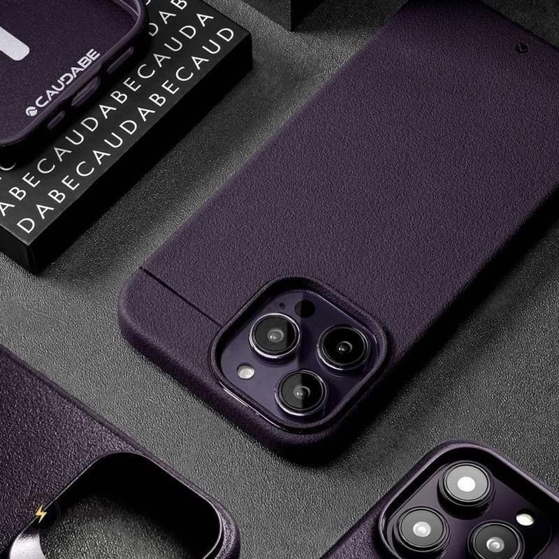 Caudabe SHEATH MagSafe iPhone 14 Pro/Pro Max 經典磁吸防摔保護殼 深紫-細節圖5