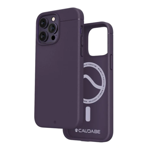 Caudabe SHEATH MagSafe iPhone 14 Pro/Pro Max 經典磁吸防摔保護殼 深紫-細節圖2