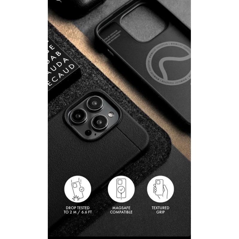 Caudabe SHEATH MagSafe iPhone 14 全系列 磁吸防摔保護殼 極簡黑-細節圖4