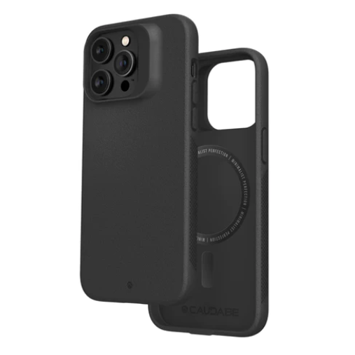 Caudabe SYNTHESIS MagSafe iPhone 14 Pro/Pro Max頂級磁吸保護殼 極簡黑-細節圖2