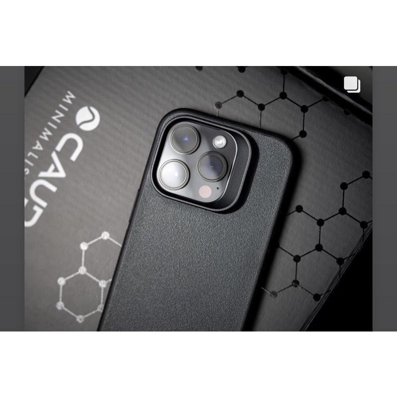 Caudabe SYNTHESIS MagSafe iPhone 14 Pro/Pro Max頂級磁吸保護殼 極簡黑-細節圖3