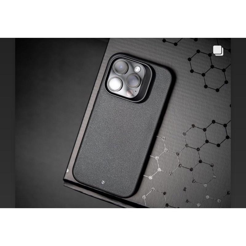 Caudabe SYNTHESIS MagSafe iPhone 14 Pro/Pro Max頂級磁吸保護殼 極簡黑-細節圖5