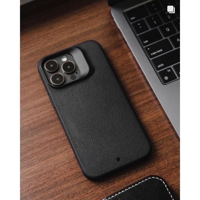 Caudabe SYNTHESIS MagSafe iPhone 14 Pro/Pro Max頂級磁吸保護殼 極簡黑-細節圖8