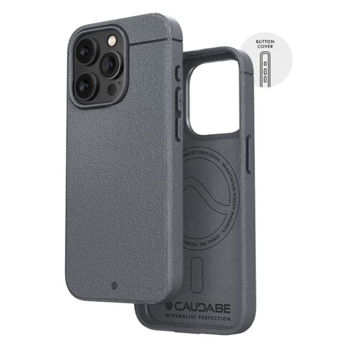 Caudabe SHEATH iPhone 15 Pro/15 Pro Max MagSafe 防摔磁吸保護殼 原色灰-細節圖2