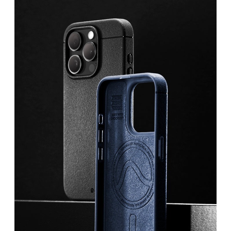 Caudabe SHEATH MagSafe iPhone 15 全系列 經典磁吸防摔保護殼 經典藍-細節圖2