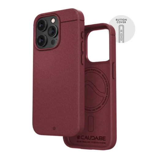 Caudabe SHEATH iPhone 15 Pro/15 Pro Max MagSafe 防摔磁吸保護殼 寶石紅-細節圖2