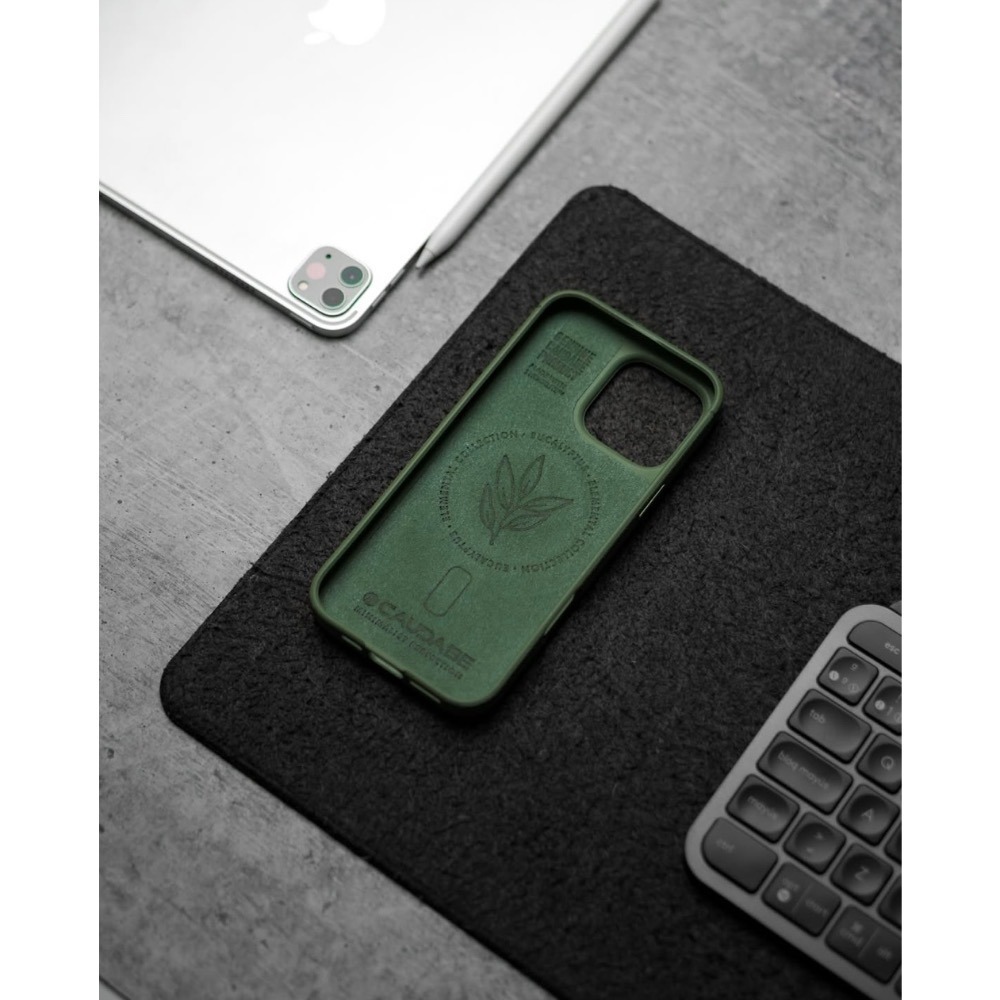 Caudabe SHEATH iPhone 16 Pro/15 Pro MagSafe 經典磁吸保護殼 天然綠-細節圖11