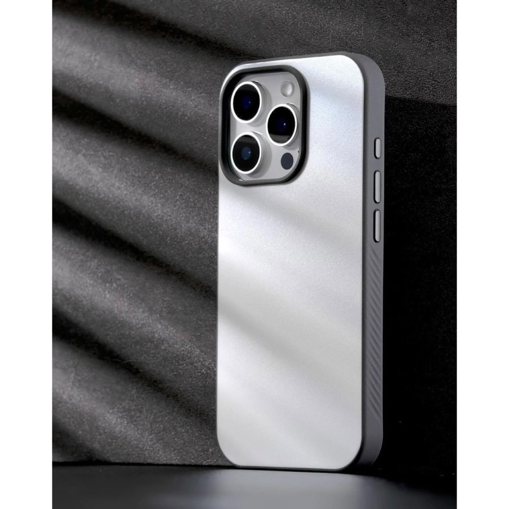 Caudabe PARAGON MagSafe iPhone 15 16 Pro/16 Pro Max旗艦保護殼月光白-細節圖6