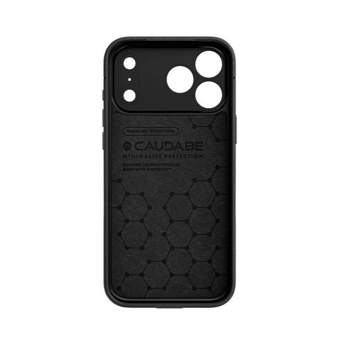 Caudabe SHEATH iPhone 17 Pro/ 17 Pro Max MagSafe 經典保護殼 極簡黑-細節圖3