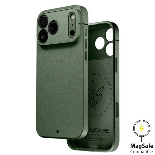 Caudabe SHEATH iPhone 17 Pro/17 Pro Max MagSafe 經典保護殼 天然綠-規格圖4