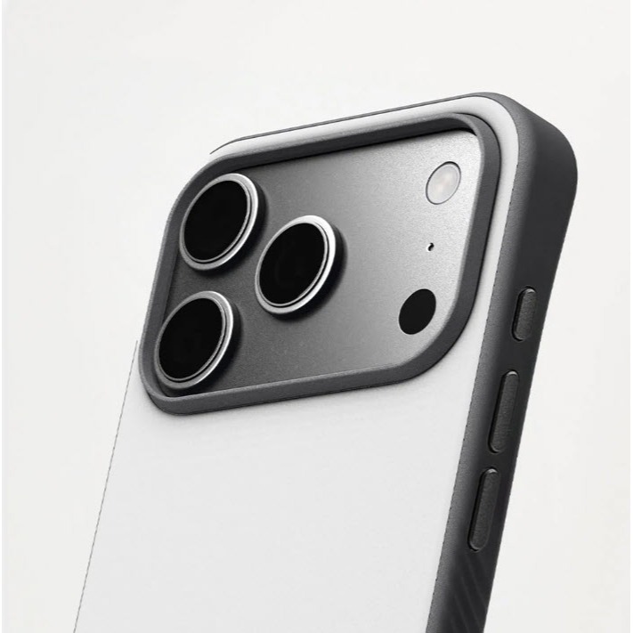 Caudabe PARAGON MagSafe iPhone 17 Pro/Pro Max旗艦保護殼月光白-細節圖3