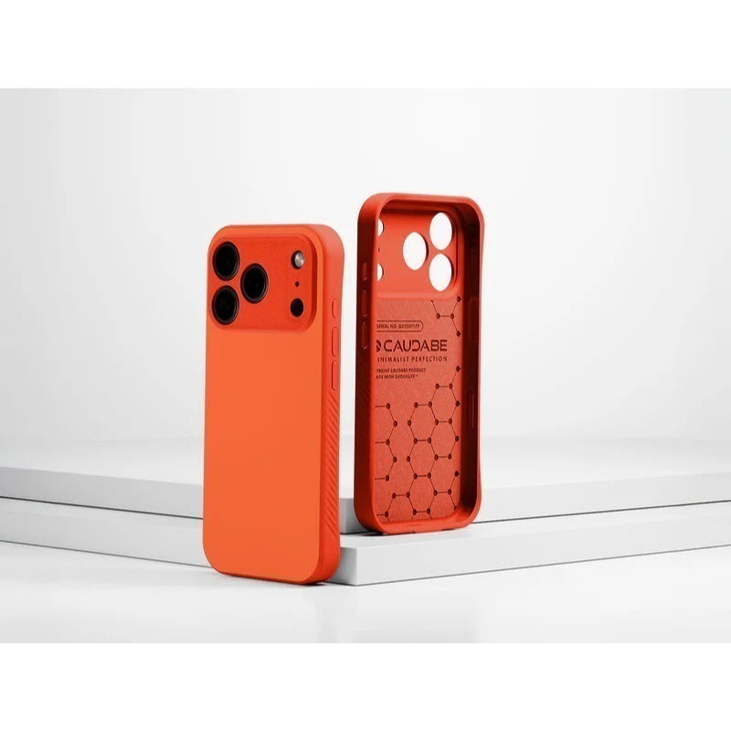 Caudabe PARAGON MagSafe iPhone 17 Pro/Pro Max 旗艦保護殼 時尚橙-細節圖4