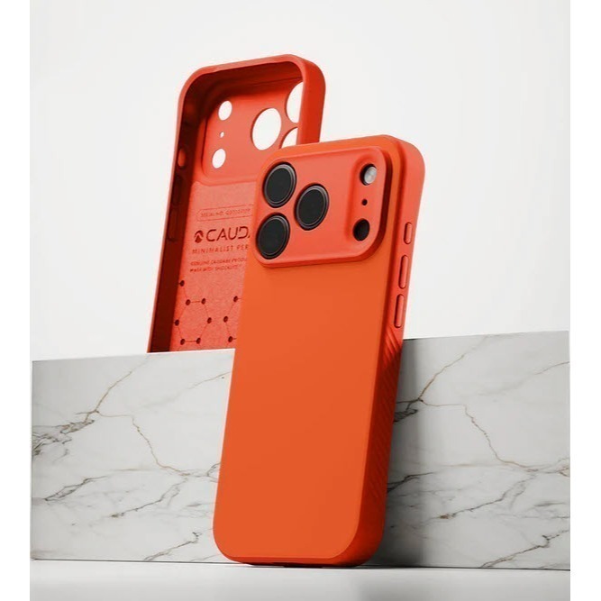 Caudabe PARAGON MagSafe iPhone 17 Pro/Pro Max 旗艦保護殼 時尚橙-細節圖7