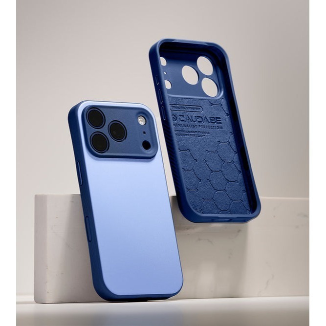 Caudabe PARAGON iPhone 17 Pro MagSafe 旗艦精緻保護殼 礦石藍-細節圖4