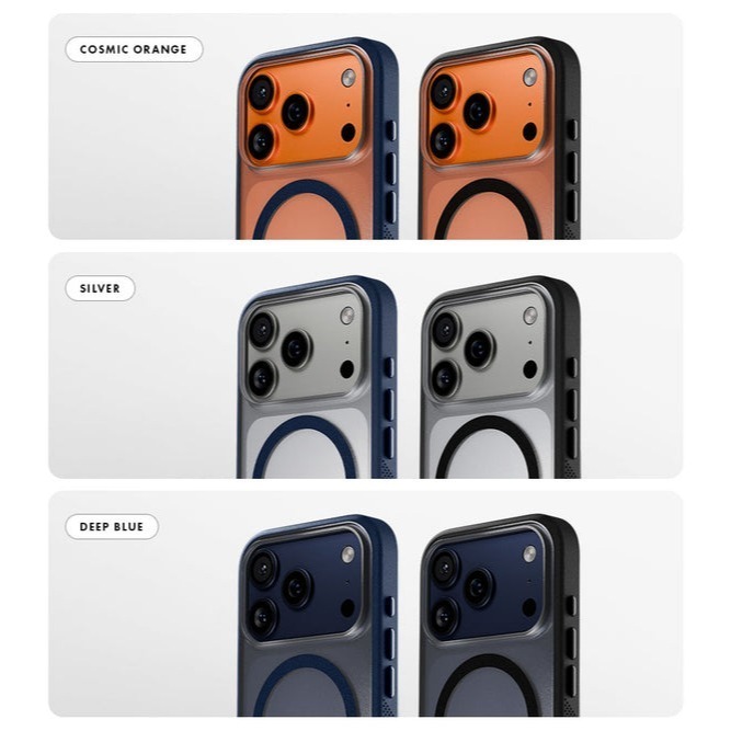 Caudabe SYNTHESIS iPhone 17 Pro/17 Pro Max MagSafe 保護殼 深邃藍-細節圖5
