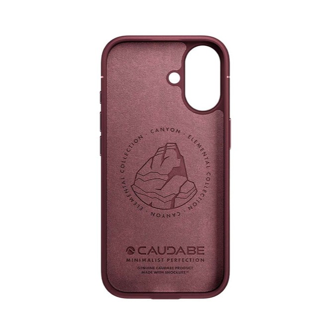 Caudabe SHEATH iPhone 17 MagSafe 經典防摔磁吸保護殼 岩石紅-細節圖3