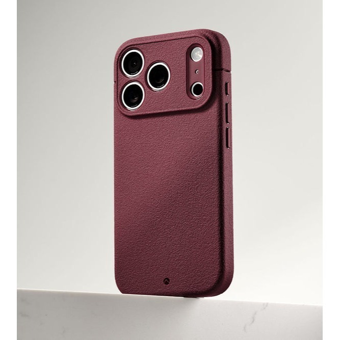 Caudabe SHEATH iPhone 17 Pro/17 Pro Max MagSafe 經典保護殼 岩石紅-細節圖5