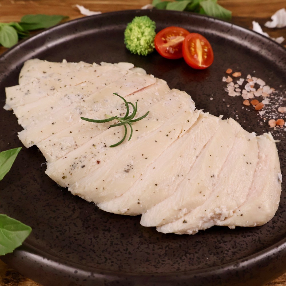 【森品食品】舒肥雞胸 150g 極淨海鹽/台式塔香/義式田園-規格圖9