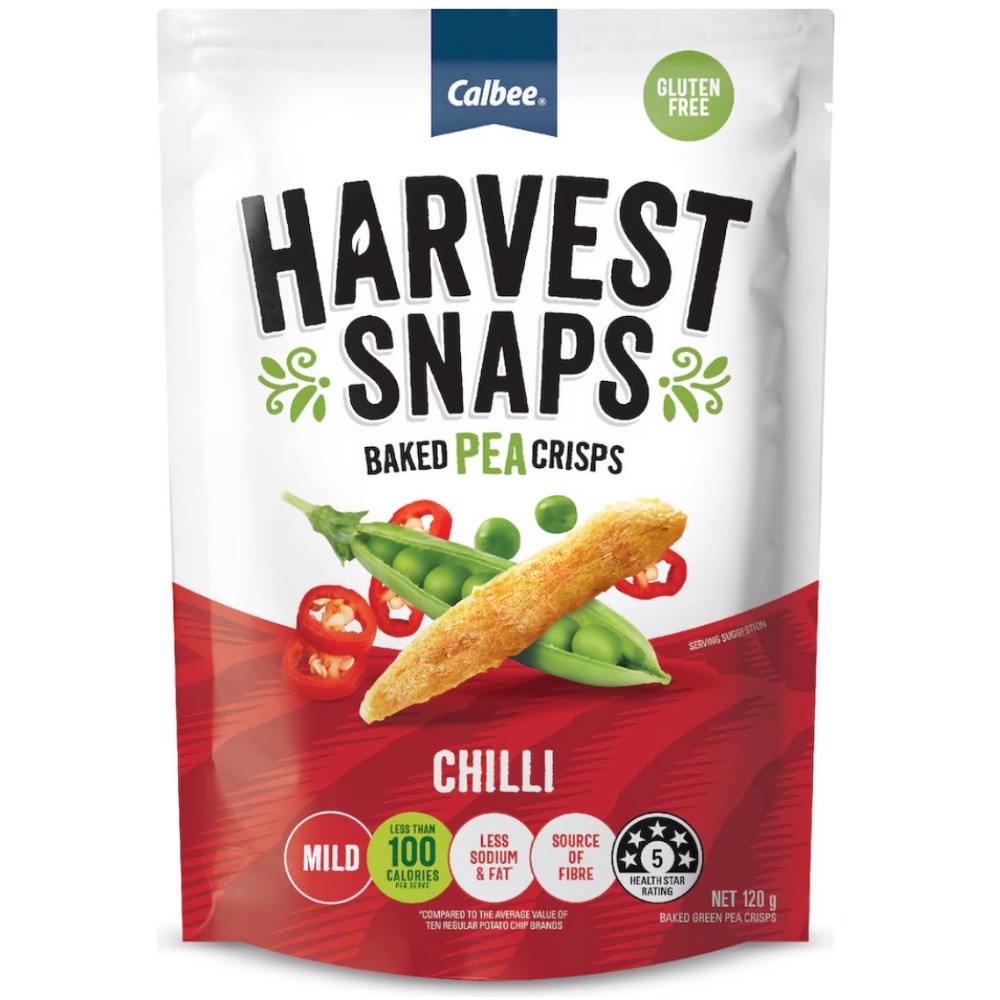 熱銷澳洲原裝｜Calbee Harvest Snaps 豌豆脆餅｜烤製植物系健康零食-細節圖2
