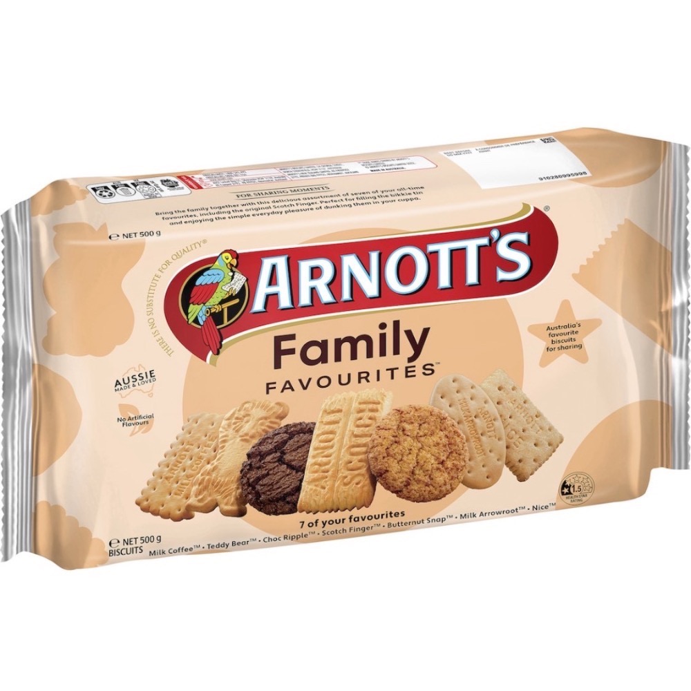 熱銷澳洲原裝｜Arnott’s 經典餅乾系列｜澳洲百年國民餅乾-規格圖9