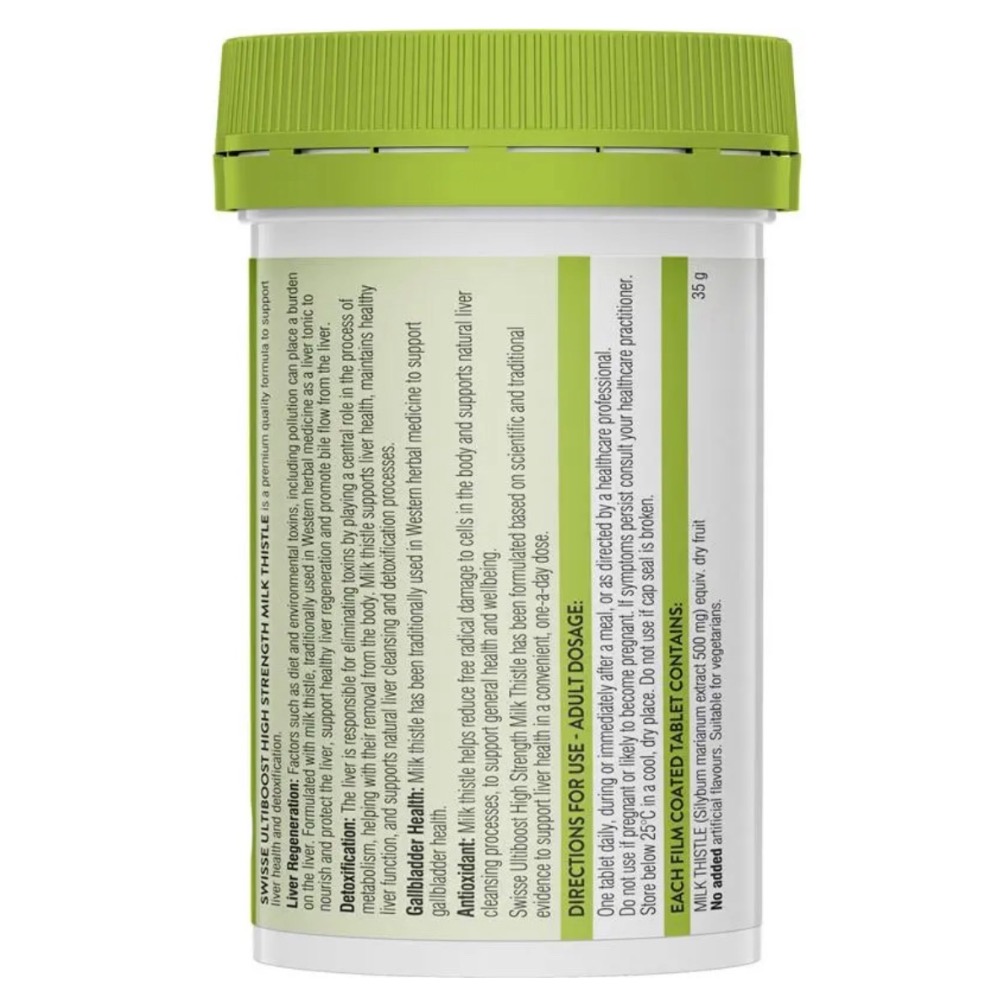 澳洲通路熱賣｜Swisse Ultiboost Milk Thistle 高濃度奶薊草精華錠 60粒｜澳洲人氣保健食品-細節圖3